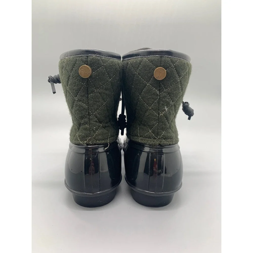 Seven7 green quilted